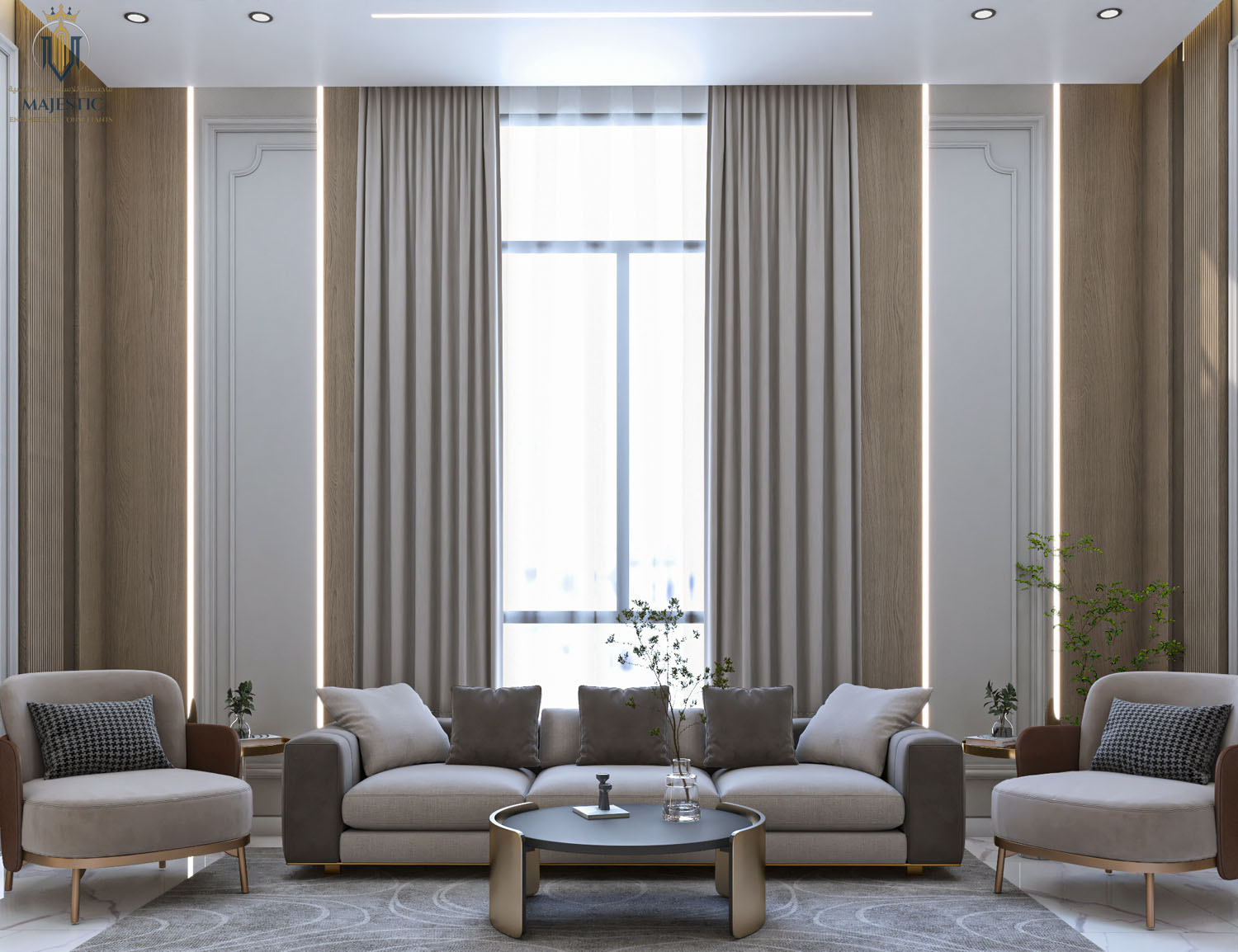 كيفية اختيار قطع أثاث مركزية لغرفة المعيشة